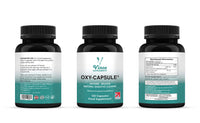 Vinco Supplements Oxy-Capsule Magnesium Compound - Vegan Oxygen Powder Natural Colon Cleanser - Gas Relief, Bloating Relief, Constipation Relief - Intestinal Cleanser for Adults - 120 Count