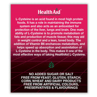 HealthAid L-Cysteine 550mg - 30 Tablets