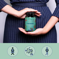Vegavero D-Mannose Complex | 2000 mg Pure D-Mannose + Natural Vitamin C + Cranberry Extract | 100% Natural UTI Support | NO Additives and Lab-Tested | Vegan