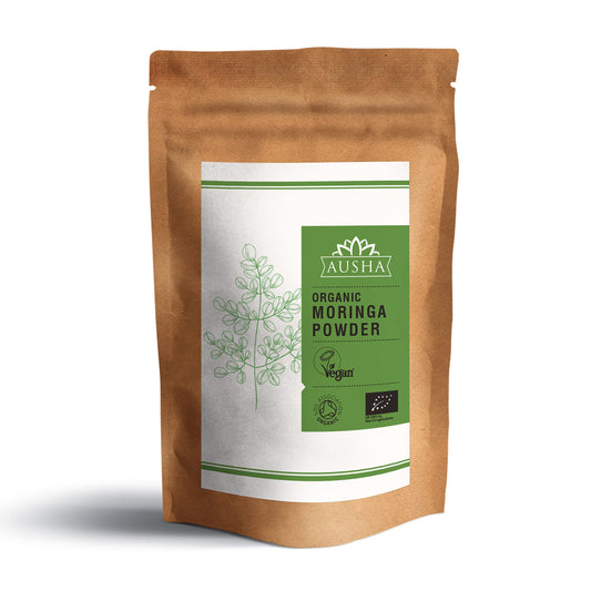 Organic Moringa Powder 100 Grams - Oleifera Leaf | Certified Organic, Rich in Dietary Fibre, Iron, Calcium, Protein