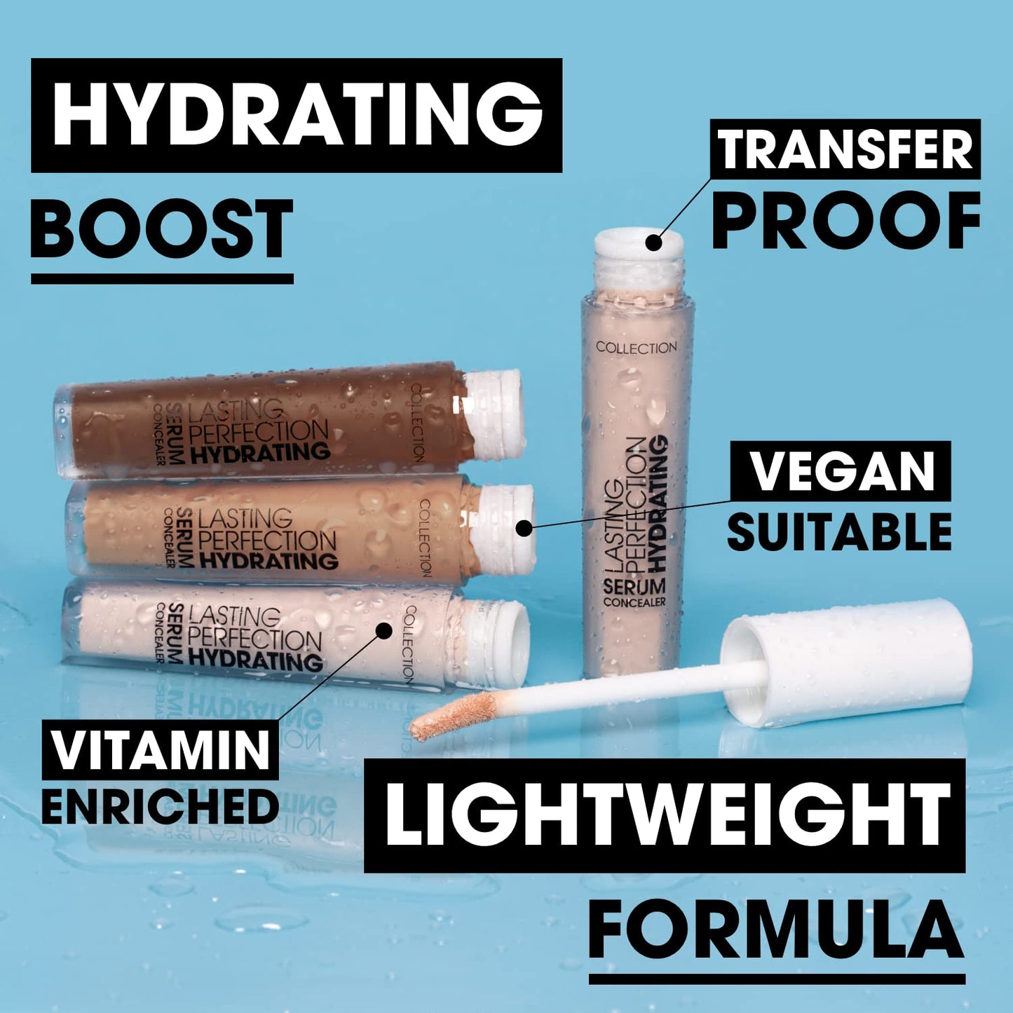 Collection Cosmetics Lasting Perfection Hydrating Serum Concealer, Beige