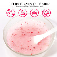 650g Moisturizing Jelly Face Mask Powder for Smooth & Hydrated Skin- Peel Off Formula Ideal for Home & Spa Care with Repairing Properties (Rose Hyaluronic Acid)