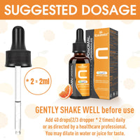 Enegeeko Liposomal Vitamin C Liquid 2000mg – High Absorption Vegan Formula for Immune & Antioxidant, Non-GMO, Gluten & Soy Free (60 ml (Pack of 2))
