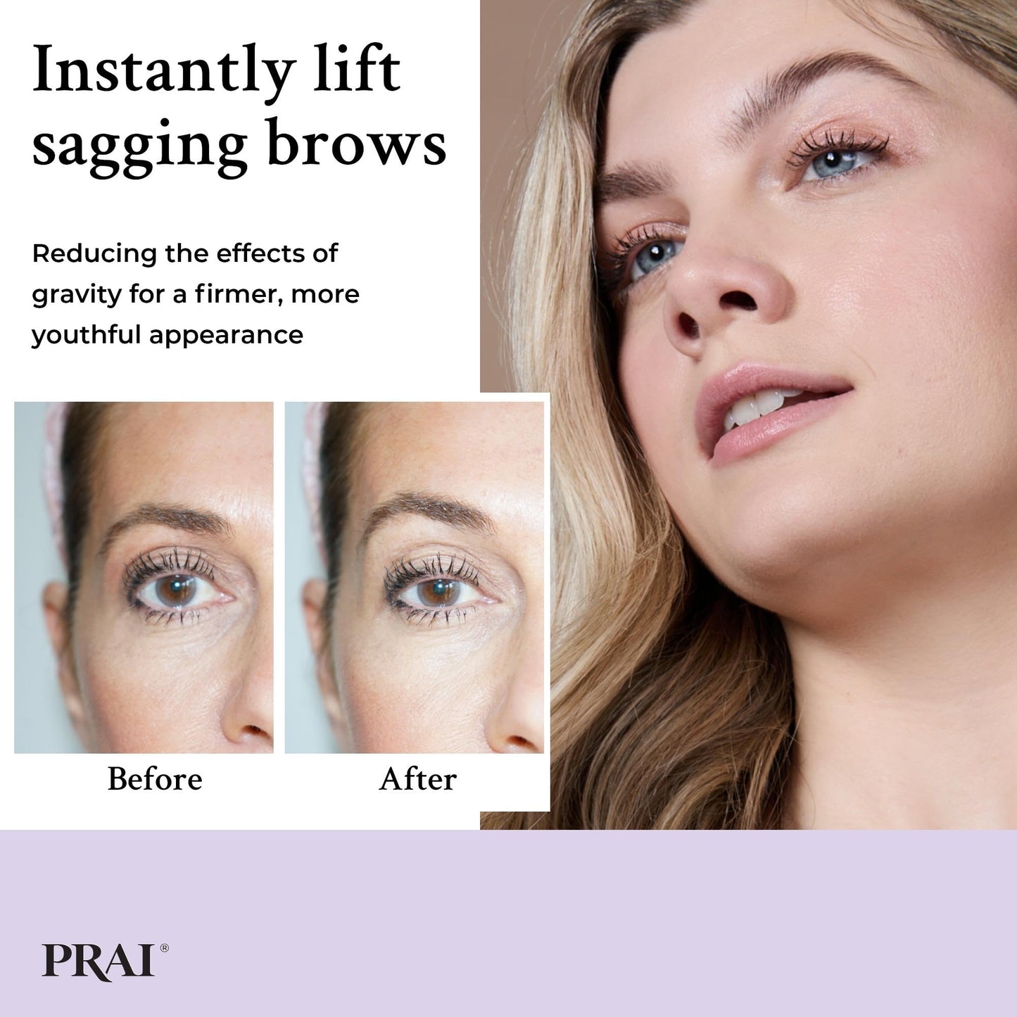 Prai PRAI Ageless Eye Tight Uplift Serum 15ml - Dramatic Instant Eye Lift & Tightening Effect - Anti-Gravity Serum - For Moisturised & Radiant Eyes - Smoothes Wrinkles & Reduces Puffiness