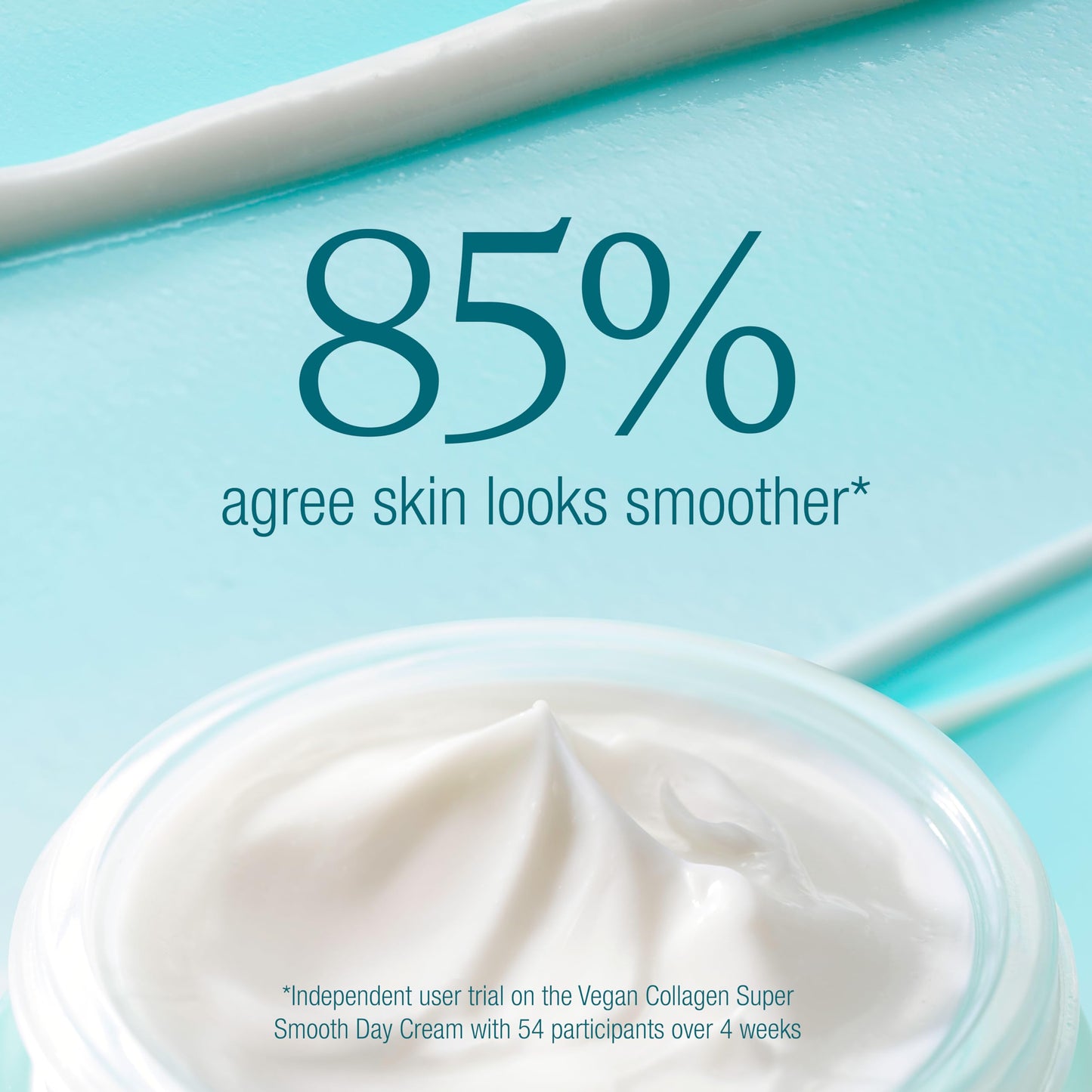 Super Facialist Vegan Collagen Super Smooth Day Cream - Super Smooth Day Cream, Firming, Smoothing & Plumping, Copper, antioxidant-rich Hibiscus, Peptide, Gentle Face Care, Vegan Friendly, 50ml