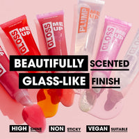 Collection Cosmetics Plumping, High-Shine, Non-Sticky, Plump Me Up Scented Lip Gloss, 10ml, Clear, Peppermint