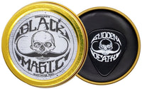 THE VINTAGE GROOMING CO. Black Magic Sudden Death Mustache Wax | Hide Grey Hair | Strong Hold | 1 oz Tin | No Heat Source Required | Unscented