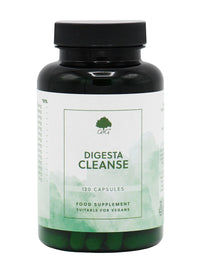 Digesta Cleanse Supplement | Oregano, White Willow Bark, Garlic, Clove, Quercetin, Ginger | 120 Vegan Capsules | G&G Vitamins