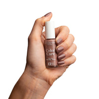 PODERM - FUNGAL NAIL INFECTIONS - Taupe nail varnish TEA TREE - Prevention & Treatment of Nails Yellowed/Damaged by FUNGAL INFECTIONS - TREATS & COLOURS - foot/hand treatment - Swiss Made