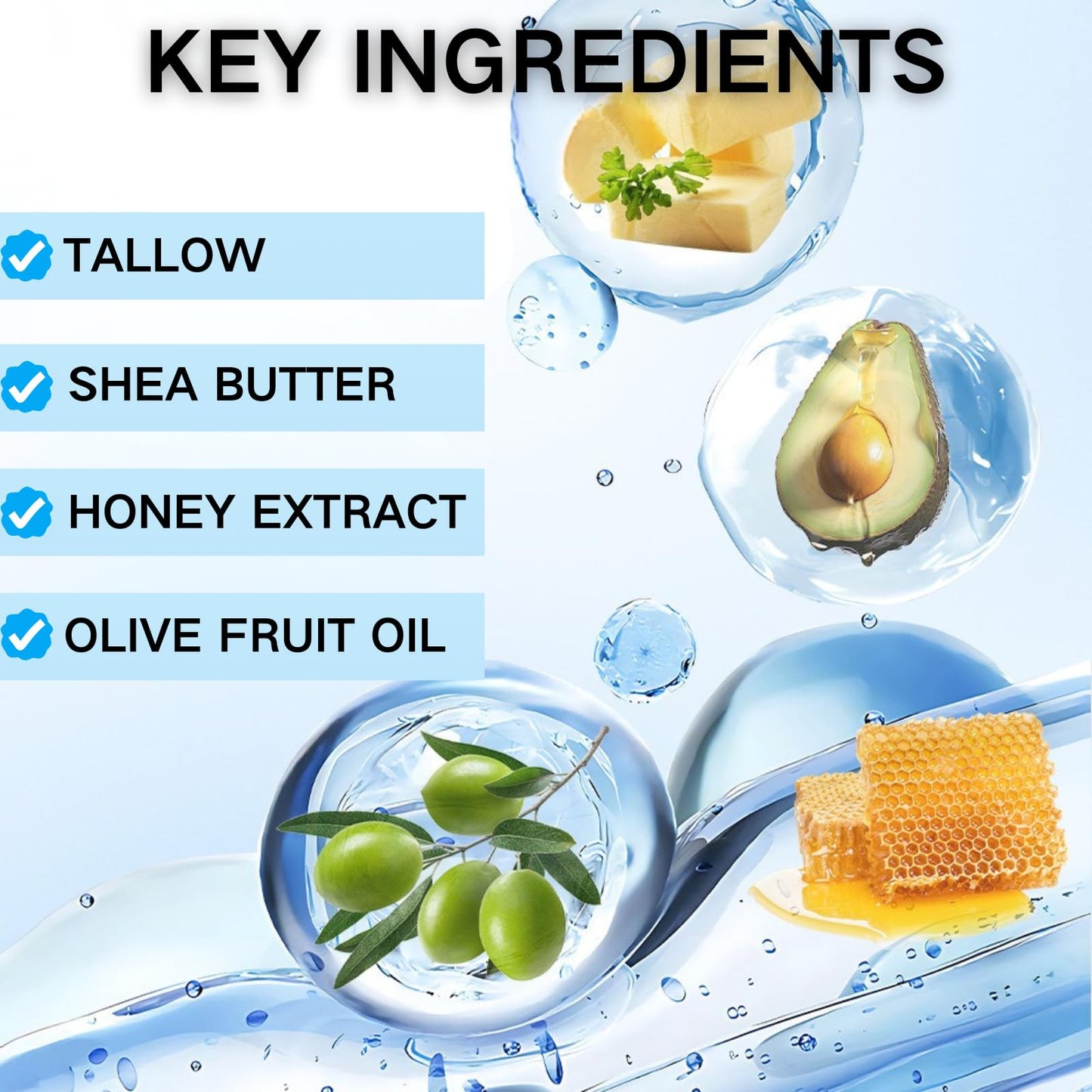 TBeautfave Beef Tallow Sunscreen SPF 30 - Beef Tallow for Skin - 100% Organic Grass-Fed Beef Tallow Sunscreen for Face & Body - SPF 30 Face Moisturiser, Hydrating, Unscented, Sweat & Water Resistant