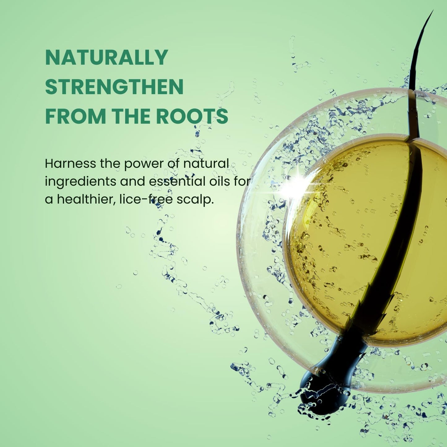 Puradoro Lice Control & Healthy Roots Shampoo – Natural Defence Against Head Lice, Nits & Eggs for Kids & Adults with Neem, Tea Tree & Lavender, Gentle on Scalp, Infused with Coconut Oil