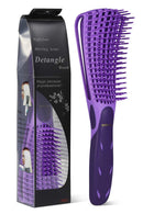 BESTOOL Detangling Brush for Black Natural Hair, Detangler Brush for Natural Black Hair Curly Hair Afro 3/4abc Texture, Faster and Easier Detangle Wet or Dry Hair with No Pain (Purple)