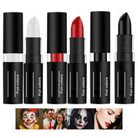 Generic 3 Pack Sweat-Proof Face Paint Sticks – Red, White & Black Skull Clown Makeup for Halloween, SFX Cosplay, Goth Looks, Safe for Lips & Eyes, Long-Lasting England Flag Colors