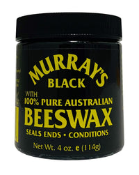 Murrays Black Beeswax 3.5 oz. Jar (Pack of 3)