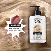 Jerome Russell Color Bomb Blondes - Warm Blonde Color Depositing Conditioning Mask, 300ml