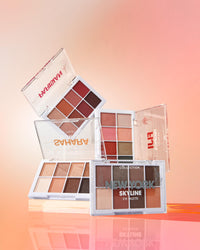 Collection Cosmetics Intensely Pigmented Colour Eye Shadow Palette with 8 Stunning Shadows, Matte and Metallic Shades, New York Skyline