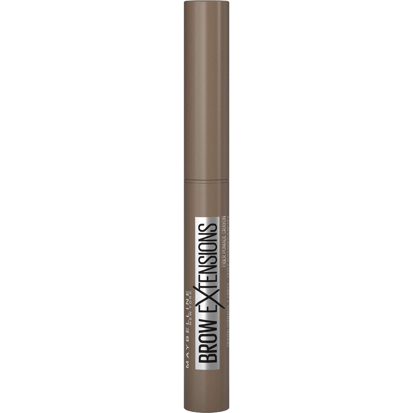 Maybelline New York Brow Extensions Eyebrow Pomade Crayon Defining Eyebrow, 02 Soft Brown