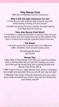 Olay Beauty Fluid Face and Body Moisturiser, 100ml