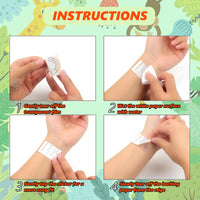 Makoto Nobu 24 Sheets Face Tattoos for Kids, Temporary Tattoo Stickers