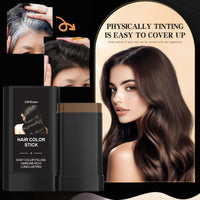 Safe and Convenient Hair Dye Comb, 2 in 1 Instant Hair Colour Stick with Built-In Comb, Portable Hair Dye Comb for Gray Hair Coverage, Fast Color Transformation in 12 Minutes (Dark Black Brown)