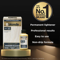 Jerome Russell Bblonde Maximum Lift Cream Peroxide 20 Vol - Permanent Blonde Hair Dye for Blonde to Light Brown Hair Colour & Bleach with 6% Peroxide & Avocado Oil, Lifts 4-5 Shades, 75ml