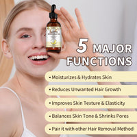 Generic Cyperus Rotundus Oil For Hair Removal, Cyperus Oil 100% Pure Natural, Effective Shrinks Pores, Anti-Hair Growth, Suitable For Hair Removal On The Body And Face 60ml