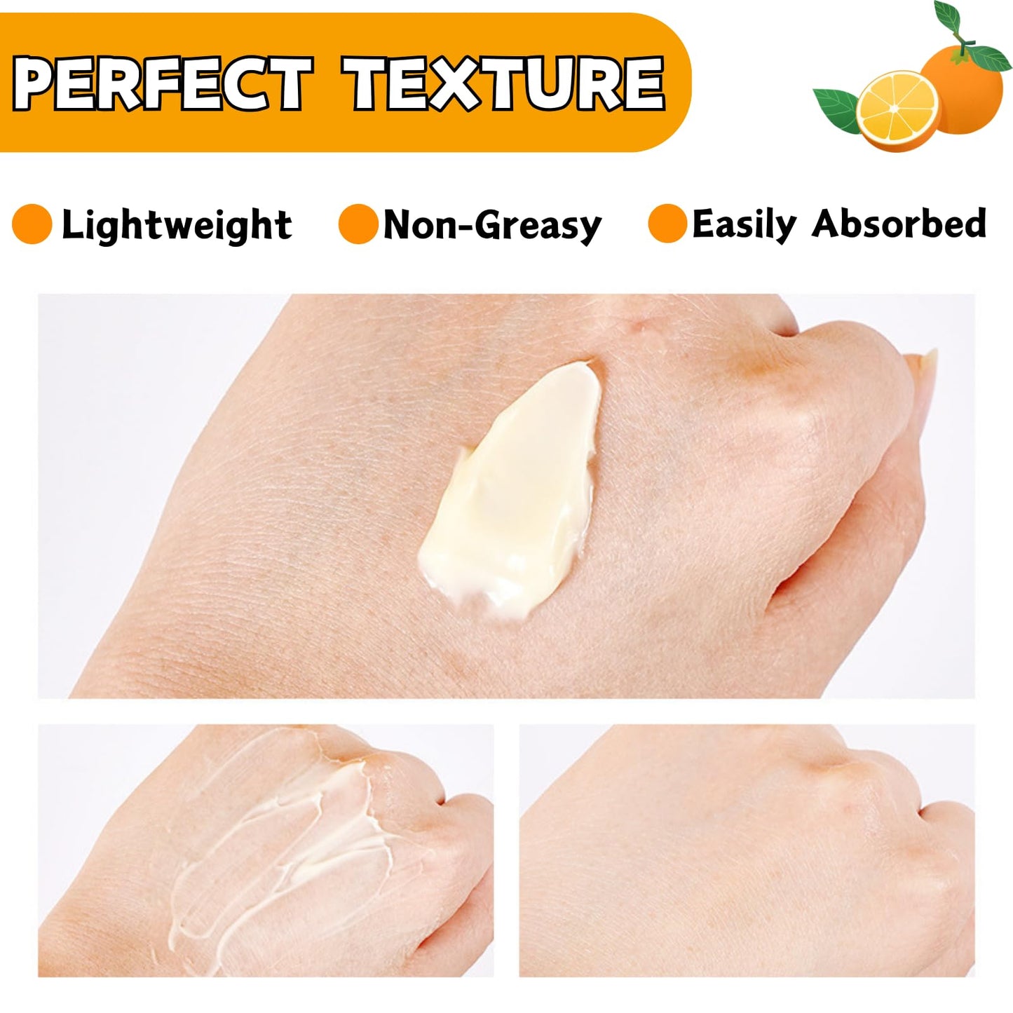 Vitamin C Face Cream, Vitamin C Cream with Arbutin & Pomegranate, Vitamin C Moisturiser for Face, Anti Aging Face Cream for Fine Lines & Wrinkle, Even Skin Tone, Face Moisturiser for Women & men, 120g