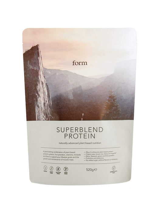 Form Superblend Protein - Vegan Protein Powder with Superfoods, Vitamins and Minerals - 20g of Plant Based Protein per Serving (Vanilla)
