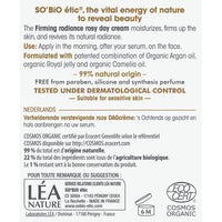 So'Bio Étic SO'BiO étic Précieux Argan Cosmos Organic Firming Radiance Rosy Day Cream, 50 ml