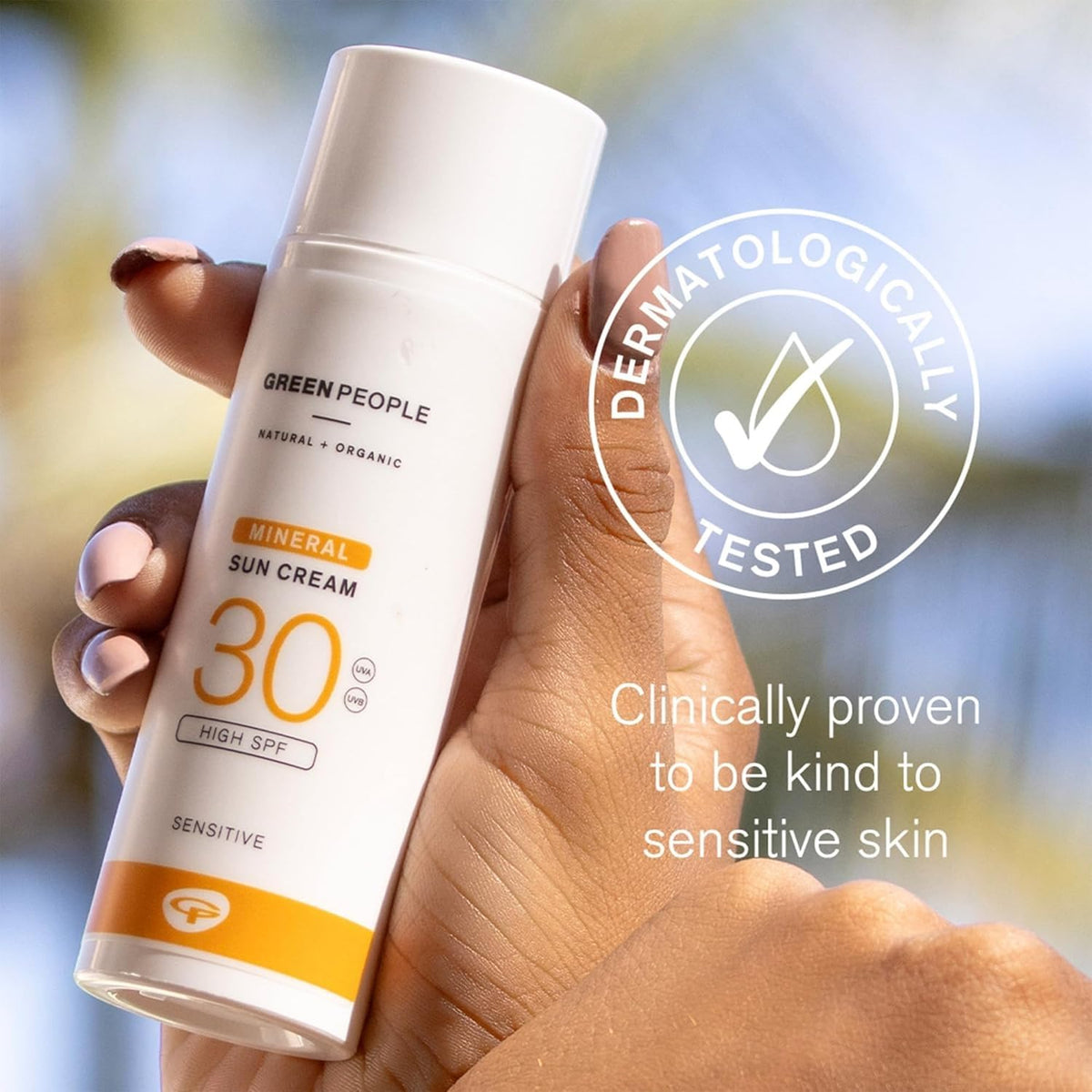 Green People Mineral Sun Cream SPF30 with Zinc Oxide, 50ml
