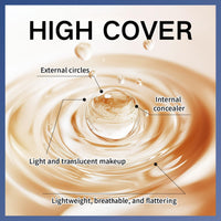 HERBENJOY Waterproof Tattoo Cover Up Makeup Concealer Cream,Full Coverage Concealer for Tattoos,Bruises,zits& Body Art,2 Color Buildable 3 Shades Scar Covering Makeup,Lasting, Smudge-Proof for Men & Women