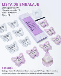 Libeauty Lash Tint Kit Black, Eyebroy Dye and Eyelash Tint Kit, Individual Package Developer & Black Lash Dye with Tools for Beginners and Salon, Last up 6 Weeks