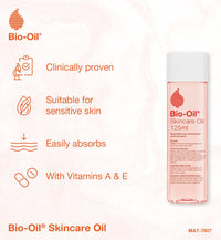 Bio-Oil Bio Oil Body Skin Care Oil (60ml) - Firming Skincare That Reduces Appearance Of Stretch Marks & Scars - Grease Free Moisturiser Lotion - With Vitamin E & Vitamin A