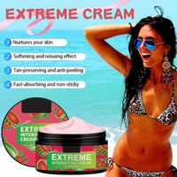 Watermelon Tanning Cream-For Sunbed Use & Outdoor Sun Tanning Accelerator-Nourishing Body with Natural Formula-Extreme Intensifying Tanning Gel, Long-Lasting Hydrating 100g
