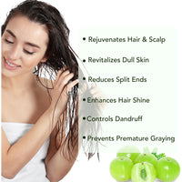 WeiWeiLa Amla Hair Oil, Amla Oil for Hair Growth, 100% Natural Indian Amla Hair Oil for Strong, Long & Thick Hair, Nourishes Scalp, Promotes Hair Growth, Controls Hair Fall, 60ML