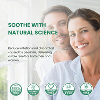 Puradoro Psoriasis Control & Healthy Roots Shampoo – Soothes Itchy, Flaky Scalp with Tea Tree, Aloe Vera, Reduces Redness & Flaking, For Men & Women