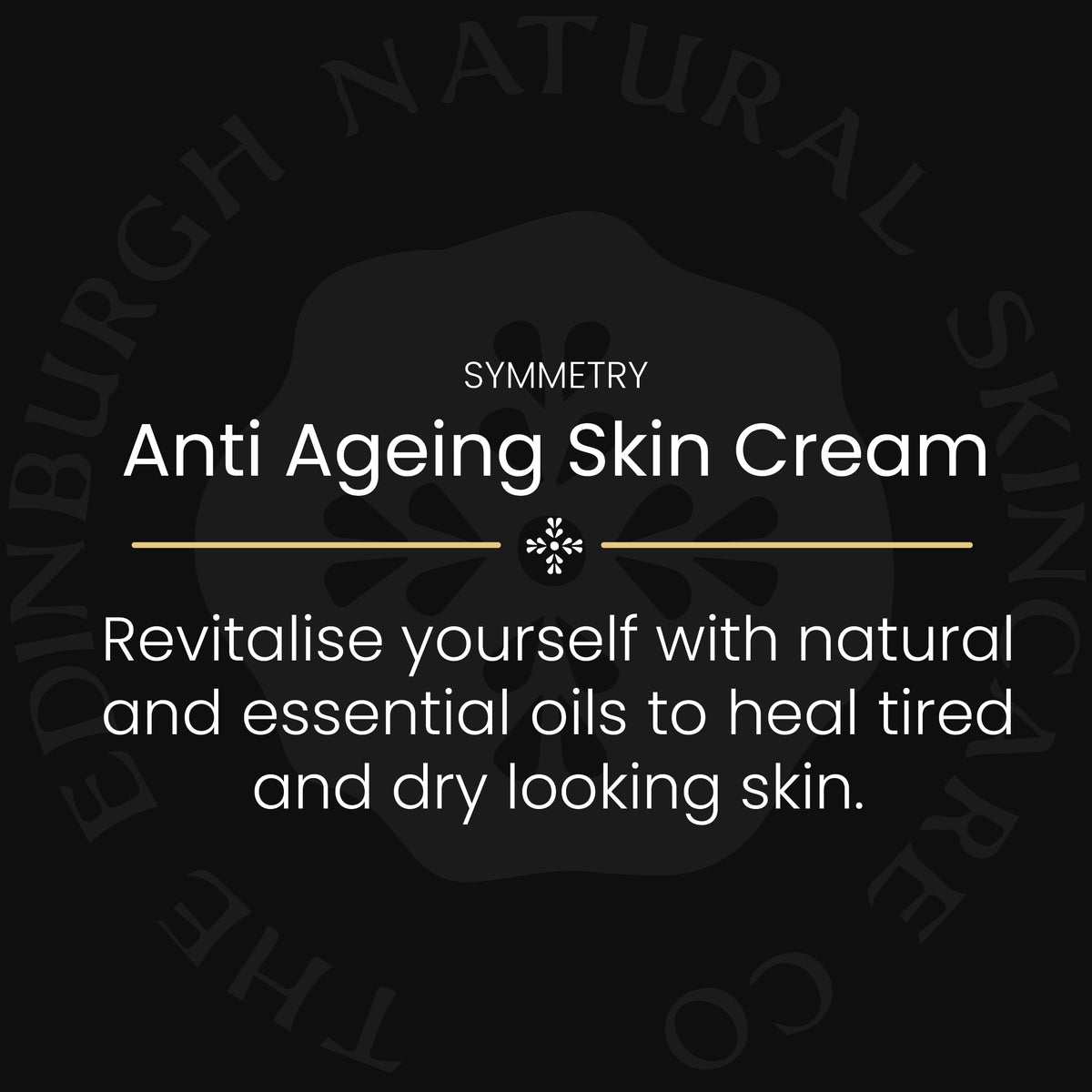 The Edinburgh Natural Skincare Company Ltd. Symmetry Anti-Ageing Mini Face Cream | Nourishing & Moisturising | Revitalise & Replenish Skin | Reduce Fine Lines & Wrinkles | With Coconut Oil & Shea Butter | Edinburgh Skincare