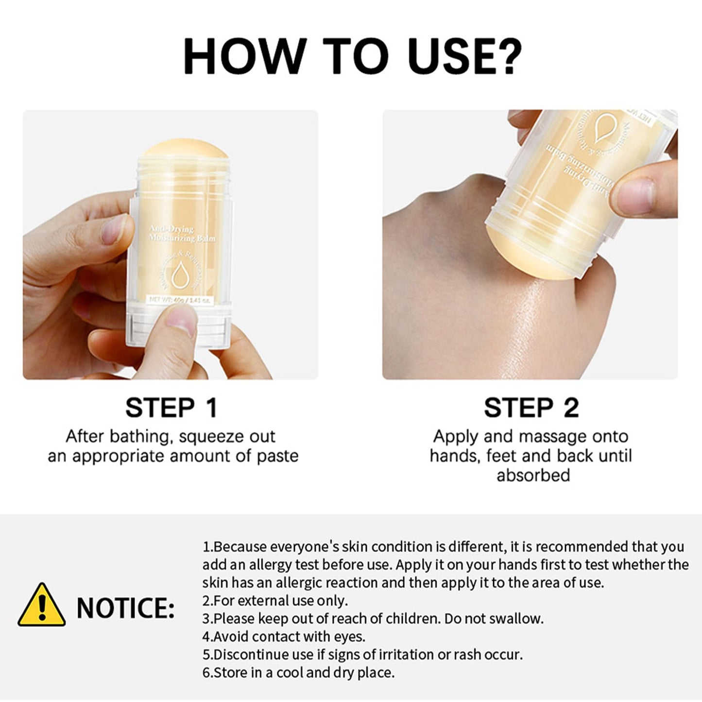 NLFOX Foot Cream - Cracked Heel Repair Cream - Foot Care Cream for Very Dry Feet & Hands - Foot Cream for Cracked Heels and Dry Skin Deep Moisturizing,Callus Remover Nourishes Soften