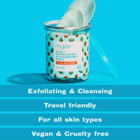 MYLEE Mylee 2 in 1 Exfoliating & Cleansing Pads - Ideal for Travelling - Make-Up Pads - Vegan & Cruelty Free - 25 pads In Jar
