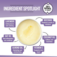Our Tiny Bees Lavender Hand Balm 45ml – Skin softening, calming and healing. Natural Hand Balm with British Lavender