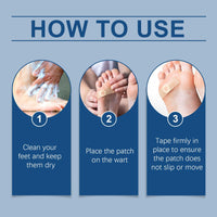 mercham Wart Remover & Verruca Treatment, 24 Pads Corn Remover Pads for Feet, Hands, Gentle & Safe on Skin, Fast & Pain Relief, Wart Treatment Plasters Effective for Kids Adults