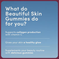 Nature's Bounty Beautiful Skin Gummies - Pack of 60 Gummies, 30 Day Supply - Including Zinc, Vitamins C and E, Biotin and Hyaluronic Acid - Support Your Beauty Routine