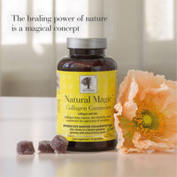 New Nordic Ltd New Nordic Natural Magic Collagen Gummies - Hydrolysed Freshwater Marine Collagen with Zinc - Improve Skin Elasticity and Reduce Wrinkles - Delicious Berry Flavour - 45 Gummies