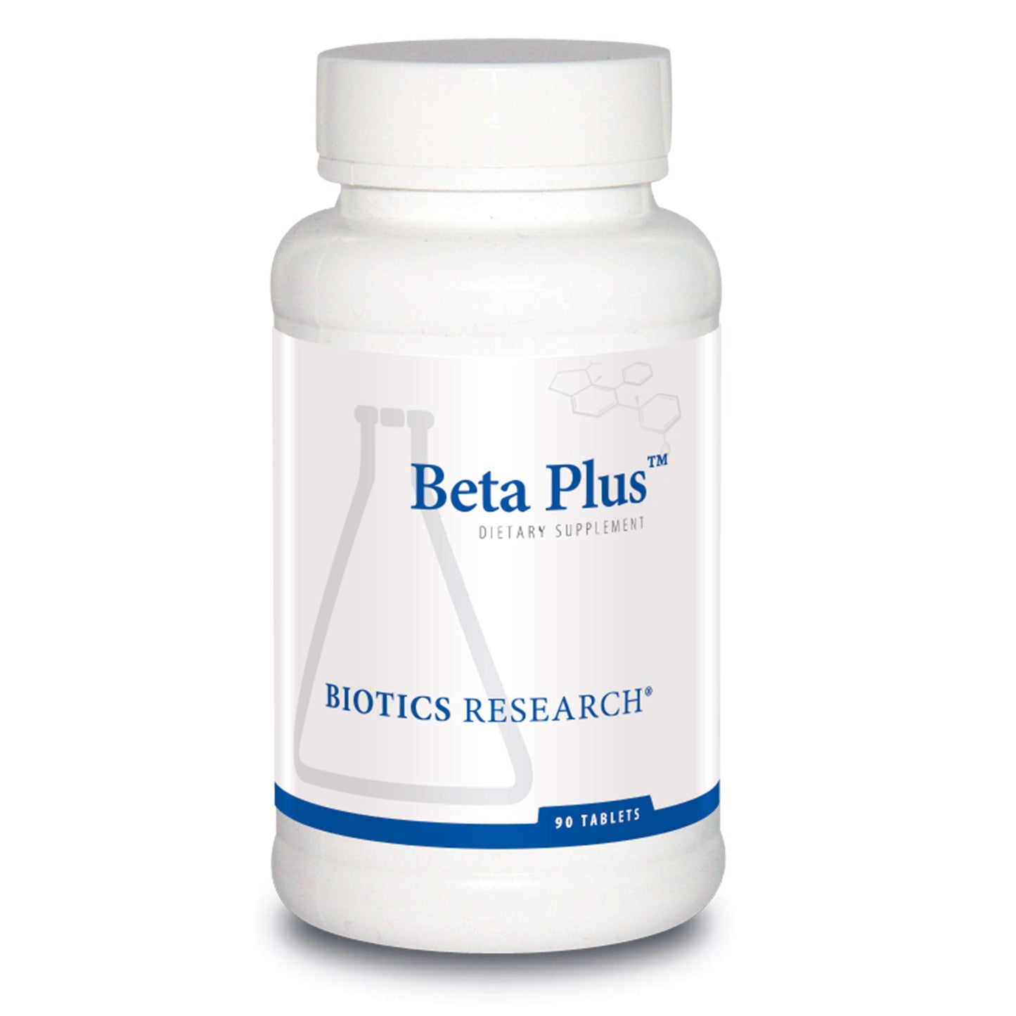 BIOTICS Research Beta Plus Nutritional Support for Bile Production, Supports Overall Liver Function. 90 Tablets