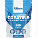 Pure Source Nutrition Creatine Monohydrate Capsules 3000mg Vegan Creatine Capsule - Gym Supplement for Men & Women - Creatine Monohydrate Powder Unflavoured Alternative Energy Supplement Workout by PSN (360 Capsules)