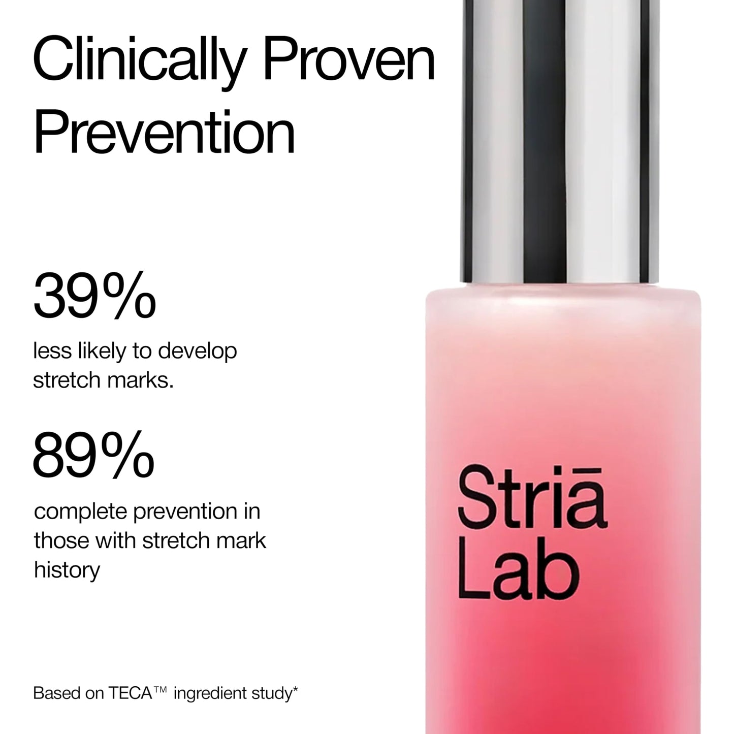 Stria Lab Stretch Mark Prevention Oil for Pregnancy & Scars | Skin Care, Stretch Marks & Scar Prevention Treatment | Hydrating, Fast-Absorbing Serum for Women