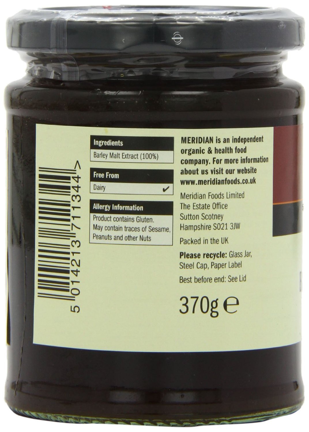 Meridian | Barley Malt Extract | 1 x 370g