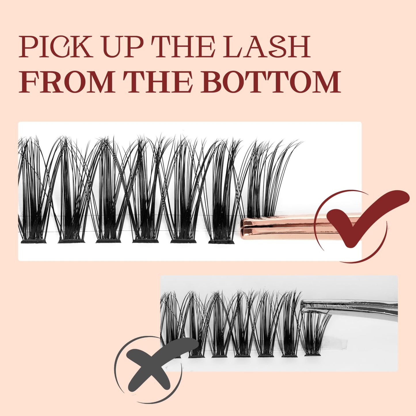 Higu clace 320PCS Lash Clusters D Curl 30D+40D 0.07mm 9-16mm DIY Individual Lashes Cluster Wispy Lash Clusters Matte Black Natural Look DIY Eyelashes at Home (30D+40D-0.07D-9-16MIX)
