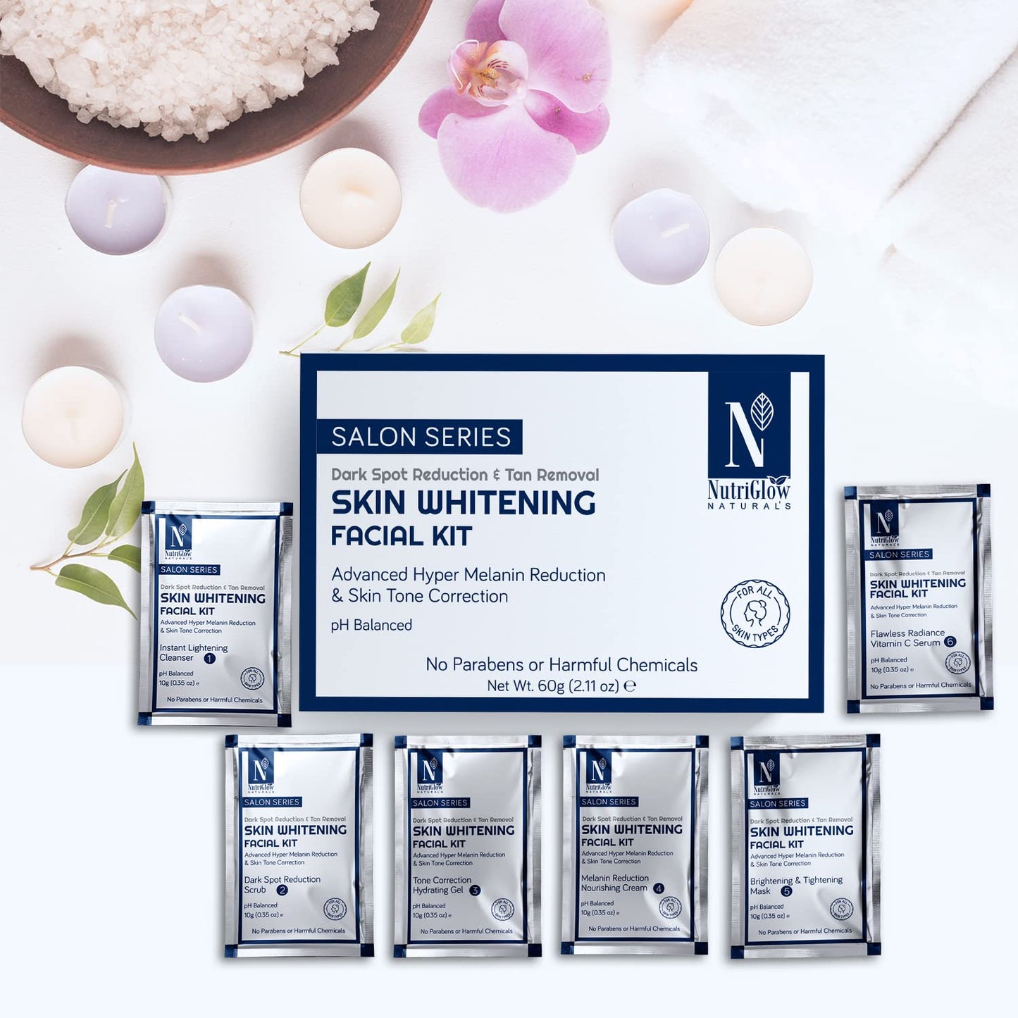 NUTRIGLOW Nutriglow Natural's Advanced Pro Formula Facial Kit 60Gm