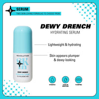 Revolution Beauty London Revolution Skin, Dewy Drench 2% Hyaluronic Acid Hydrating Serum, Lightweight Face Serum, Plumps Skin, Vegan & Cruelty-Free, 30ml
